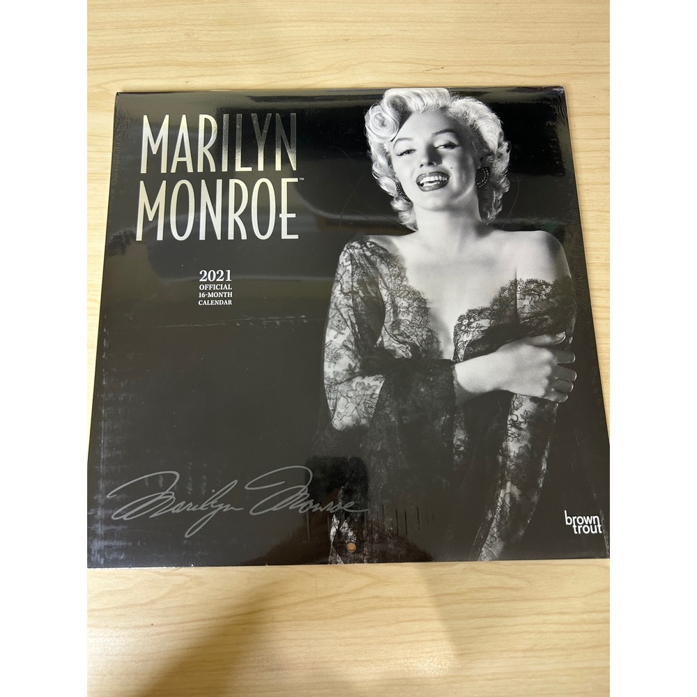 Marilyn Monroe 2021 Official 16-Month Wall Calendar BrownTrout‎ New Sealed